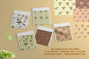 Elephant Safari Watercolor set, an Animal Illustration by KlymchukArtworks (Thumbnail 4 of 8)
