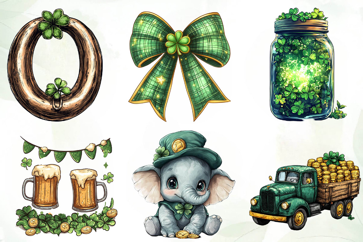 St. Patrick's Day Sublimation Clipar, an Illustration by CreationArt (Photo 4 of 5)