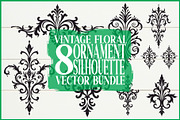 Elegant Floral Ornament  Collection, an Illustration by hafijul (Thumbnail 1 of 9)