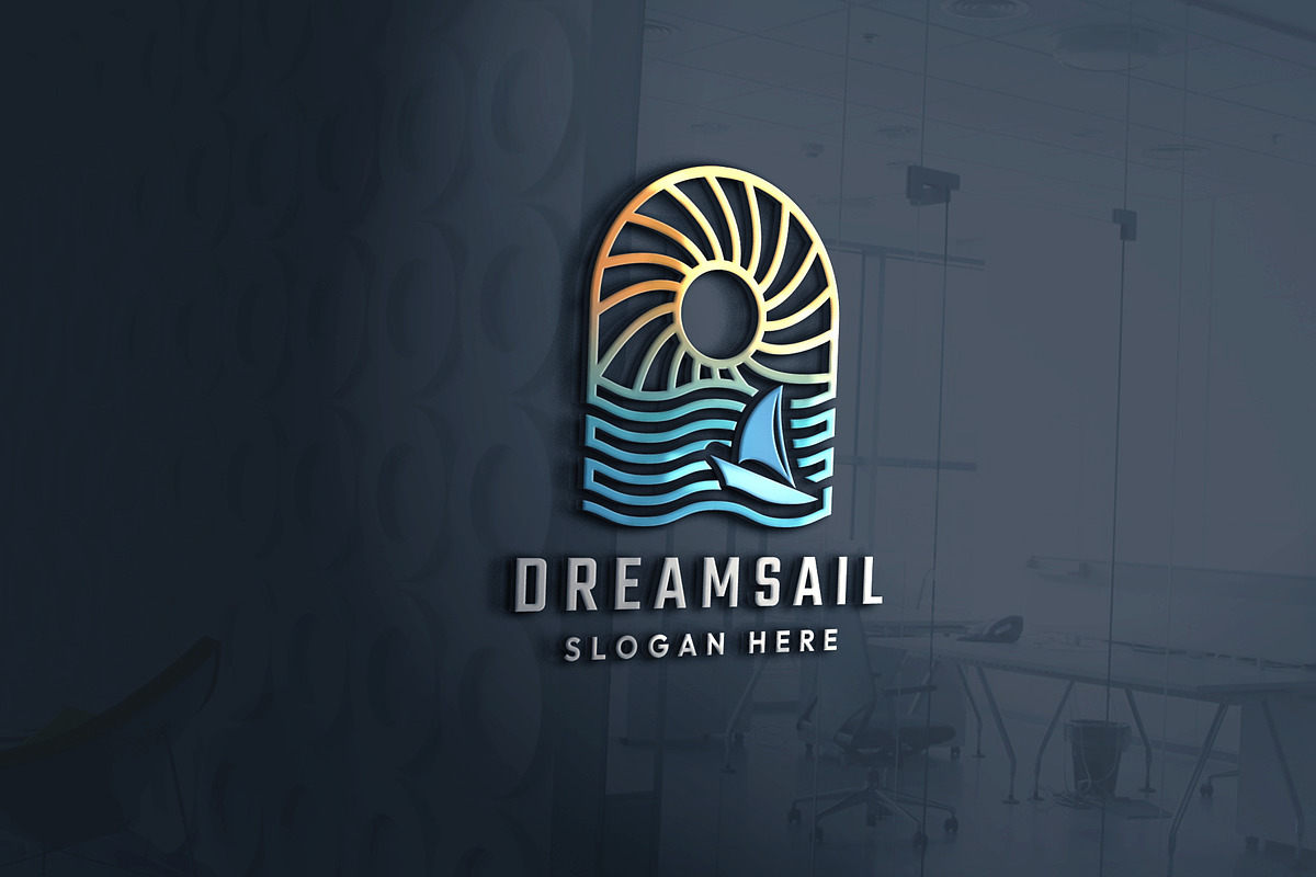 Dream Sail Boat Logo, a Branding & Logo Template by Design_Planet (Photo 1 of 4)