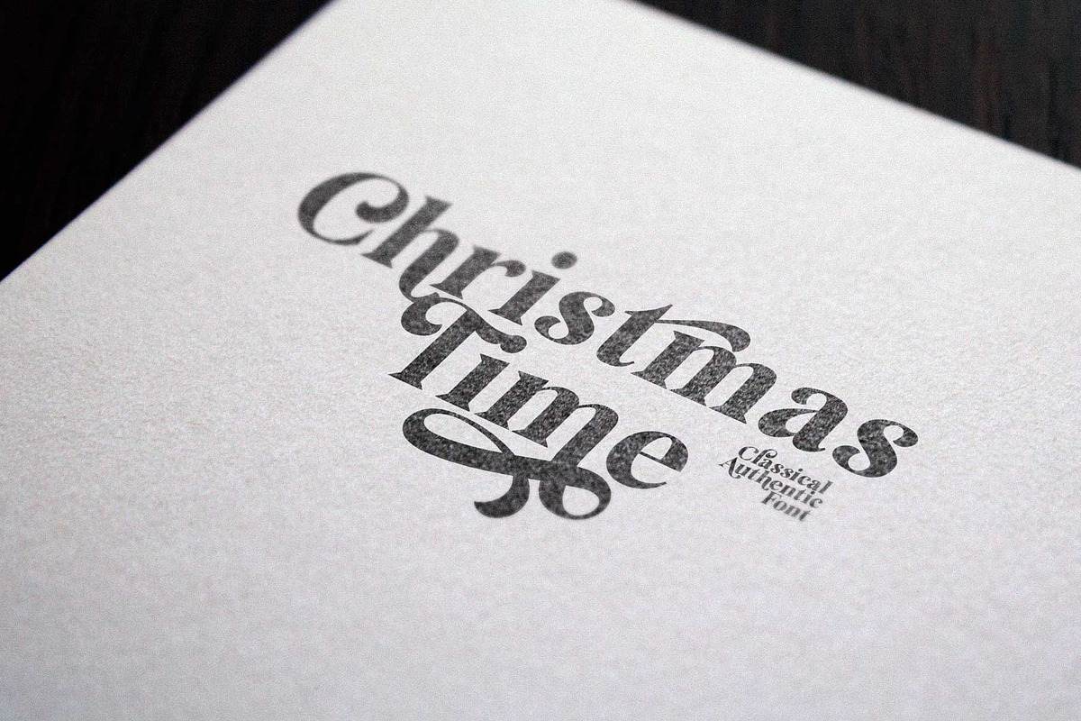 Classical Authentic Font, a Serif Font by senzana (Photo 12 of 15)