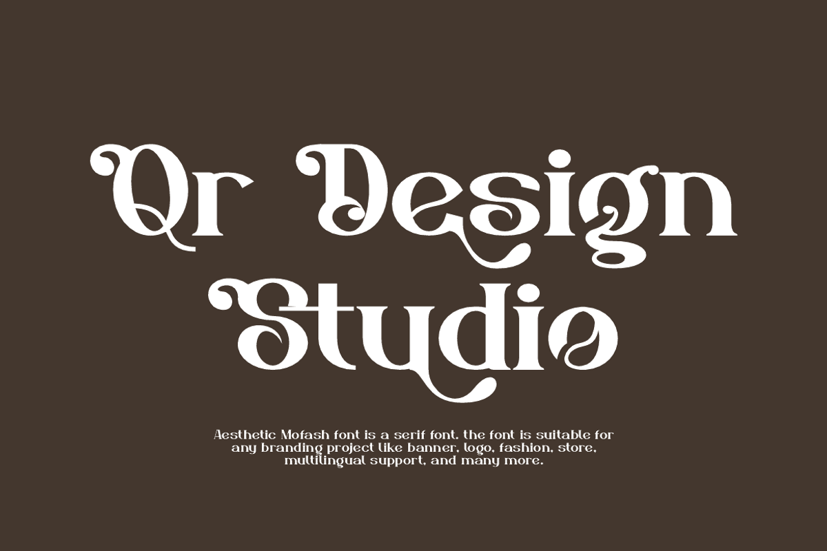 Aesthetic Mofash - Luxury Bold Font, a Serif Font by QR Design Studio (Photo 2 of 13)
