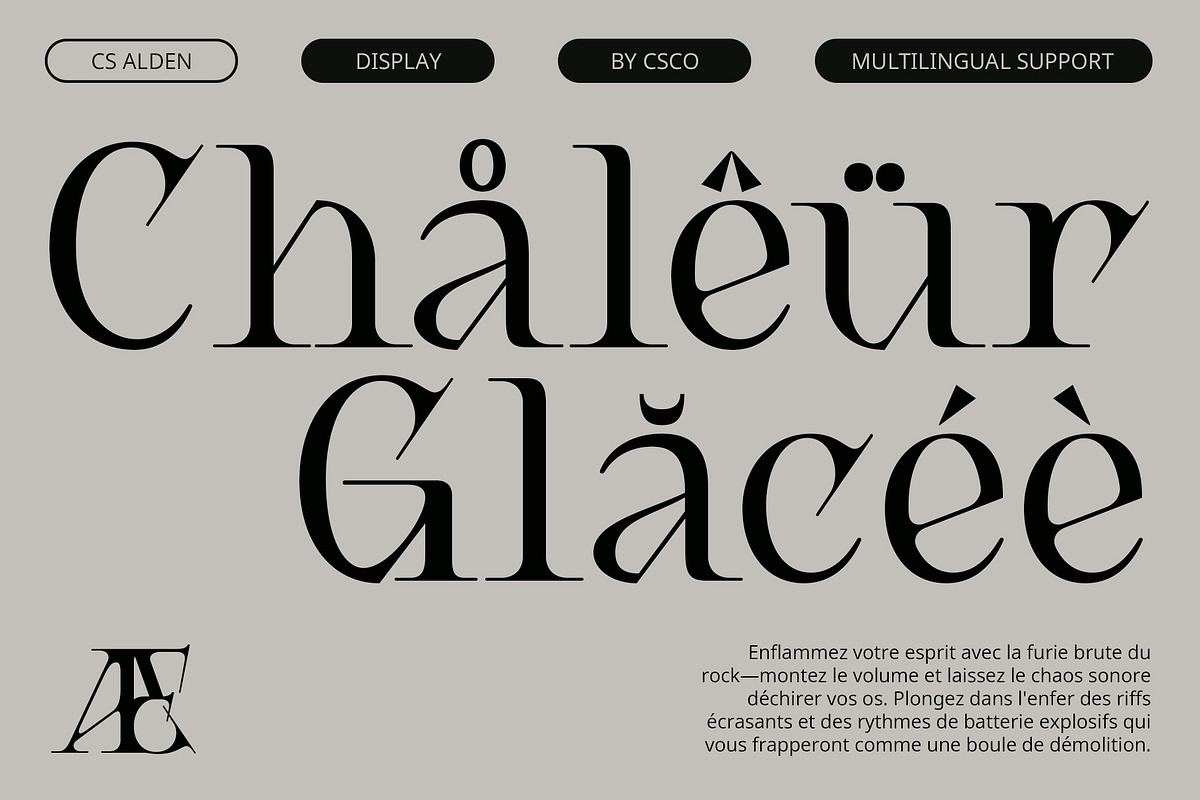 CS Alden – Display Serif Font, a Serif Font by Craft Supply Co. (Photo 5 of 8)