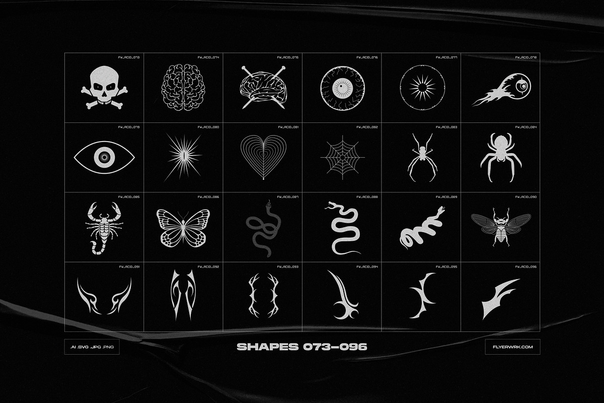 Acid Shapes, an Object Graphic by FLYERWRK (Photo 9 of 23)