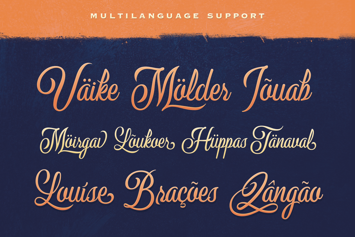 Milford Script, a Script Font by Zeune Type Foundry (Photo 7 of 11)