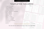 Productivity Planner Canva Templates, a Templates & Theme by Cosmic Design (Thumbnail 4 of 7)