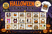 Halloween Sublimation Bundle,112 PNG, a Seasonal Illustration by Libby Wishes (Thumbnail 1 of 4)