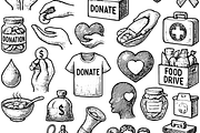 Donation and Charity Symbols, an Object Graphic by RT Studio (Thumbnail 3 of 4)