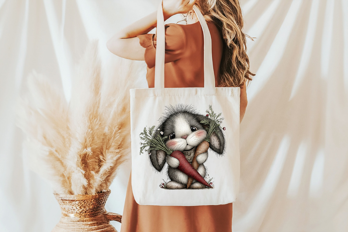 Easter Bunny and carrot clipart, an Illustration by Designworld (Photo 9 of 10)