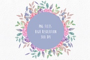 Embellished Frames: flowers & leaves, a Decorative Illustration by MaraquelaStudio (Thumbnail 7 of 8)