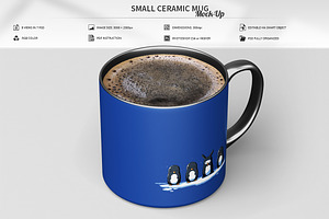 Small Ceramic Mug Mock-Up