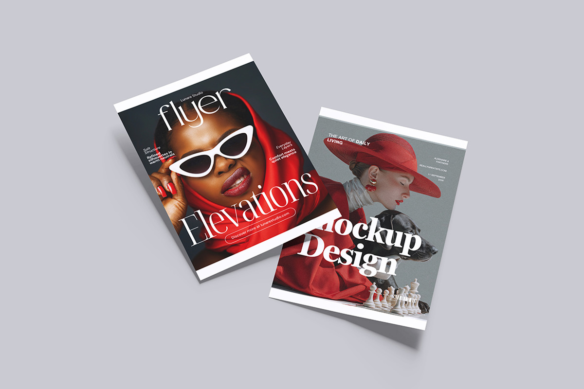 Flyer Mockups, an Advertising Mockup by Creative_A23 (Photo 4 of 4)