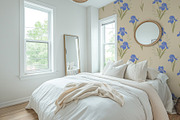 Vintage Blue Irises patterns, a Pattern Graphic by Carpet Tapete Pretzel (Thumbnail 13 of 16)