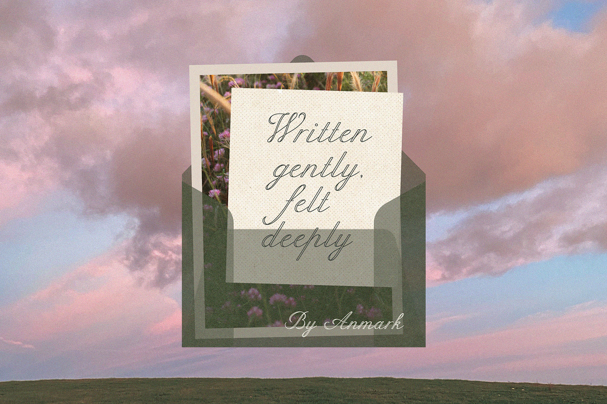 Poem Avenue Elegant Romantic Script, a Script Font by AnMark (Photo 5 of 12)