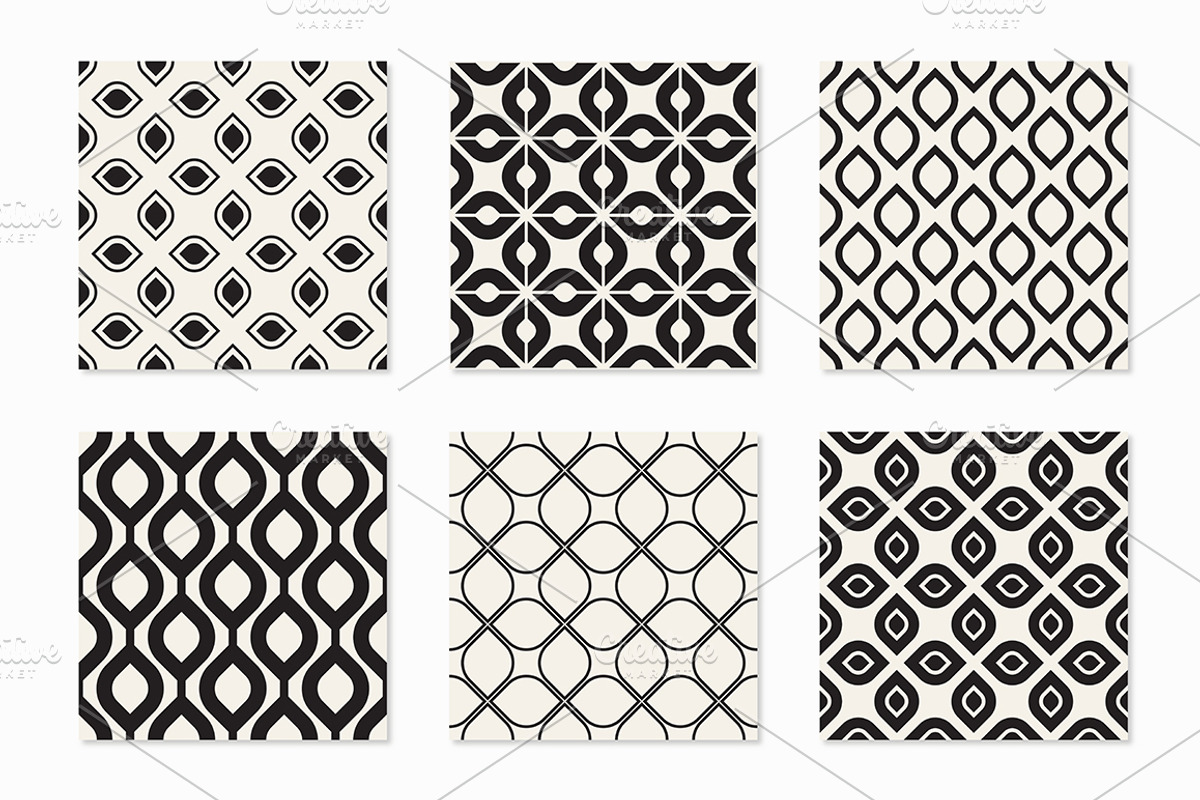 Petalled Patterns Bundle, a Pattern Graphic by Curly_Pat