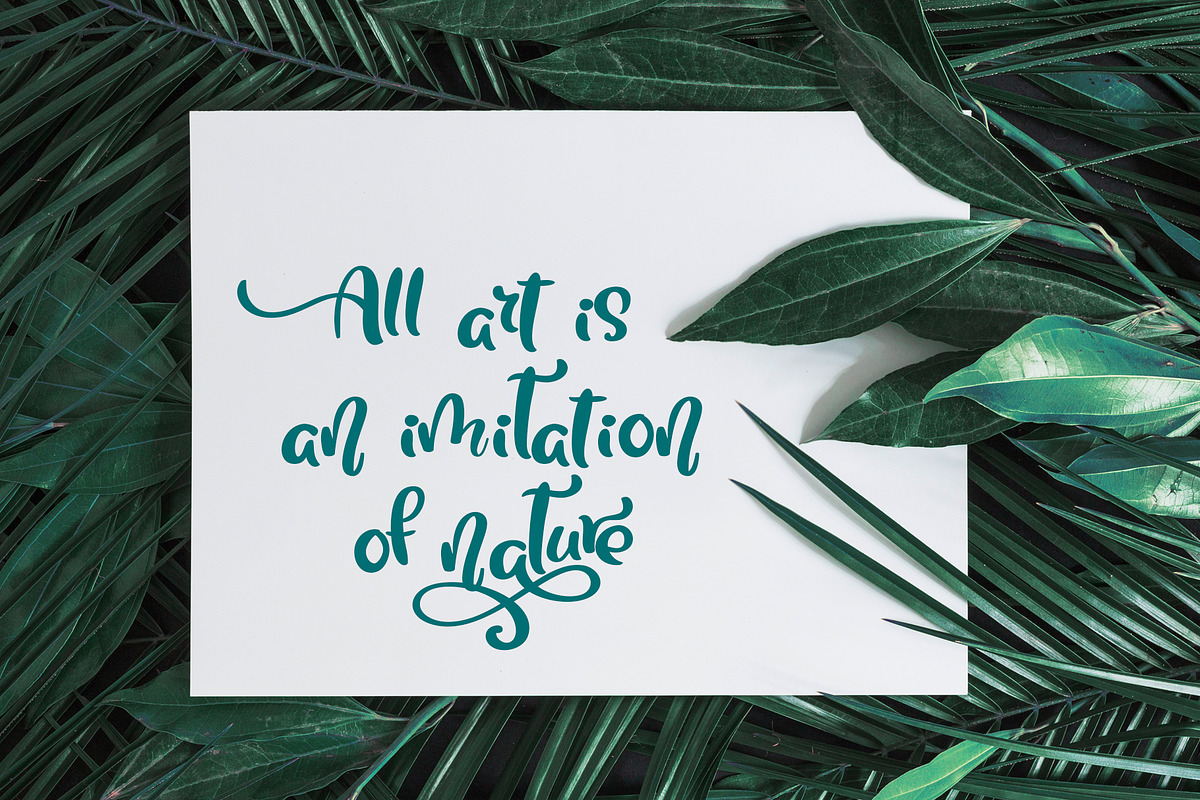 Tropical Summer Font preview 6
