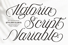 Algloria Script Variable Pro