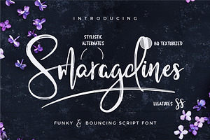 Smaragdines Font + Extras