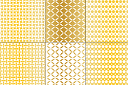Seamless Gold Geometric Patterns, a Pattern Graphic by Melissa Held Designs (Thumbnail 5 of 8)
