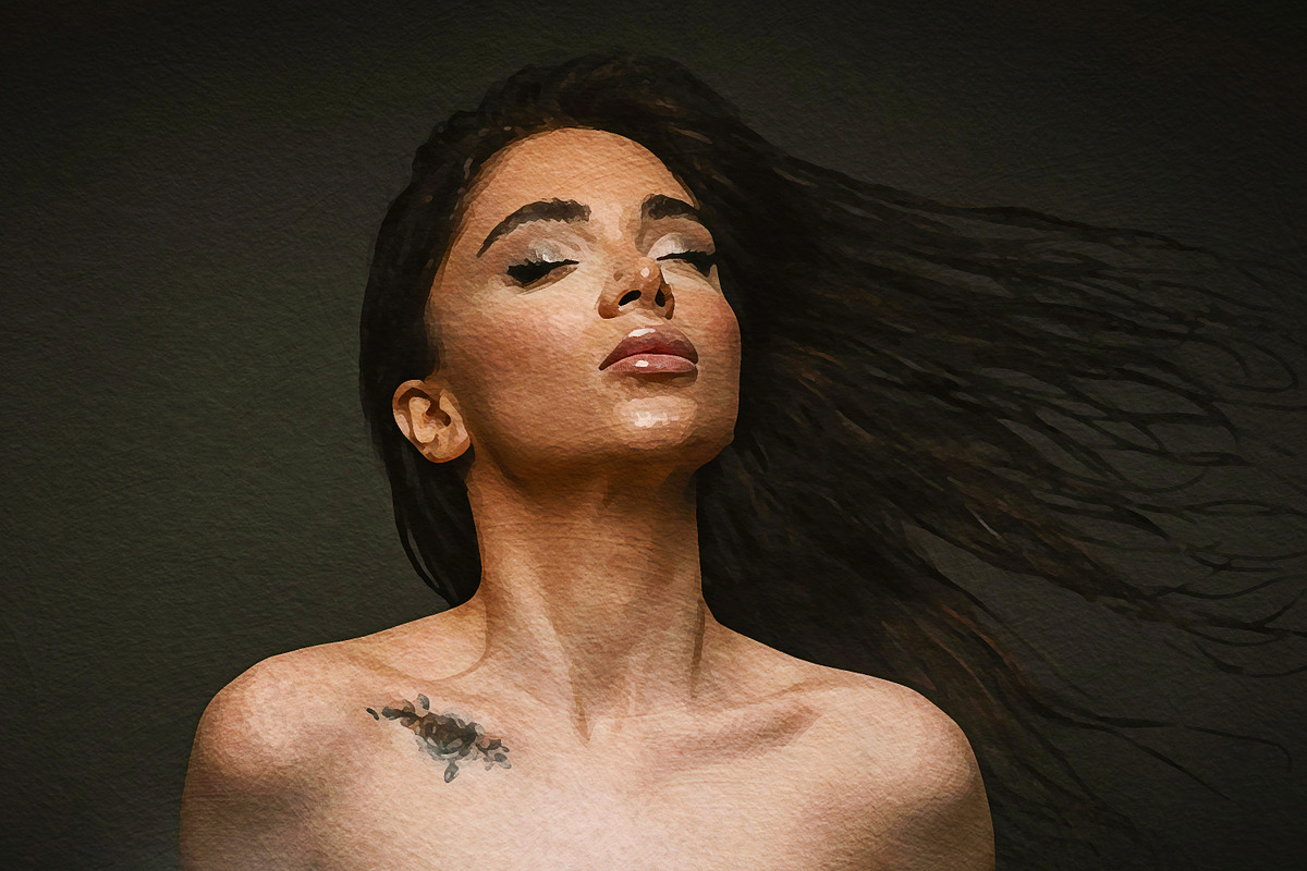 Oil Painting Effect Photoshop, an Action Add-On by liptouse (Photo 2 of 7)