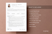 Minimalist Resume Template for Word, a Resume Template by DemeDesign (Thumbnail 8 of 9)