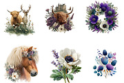 Scotland Inspired Watercolour, a Seasonal Illustration by CreationArt (Thumbnail 3 of 5)