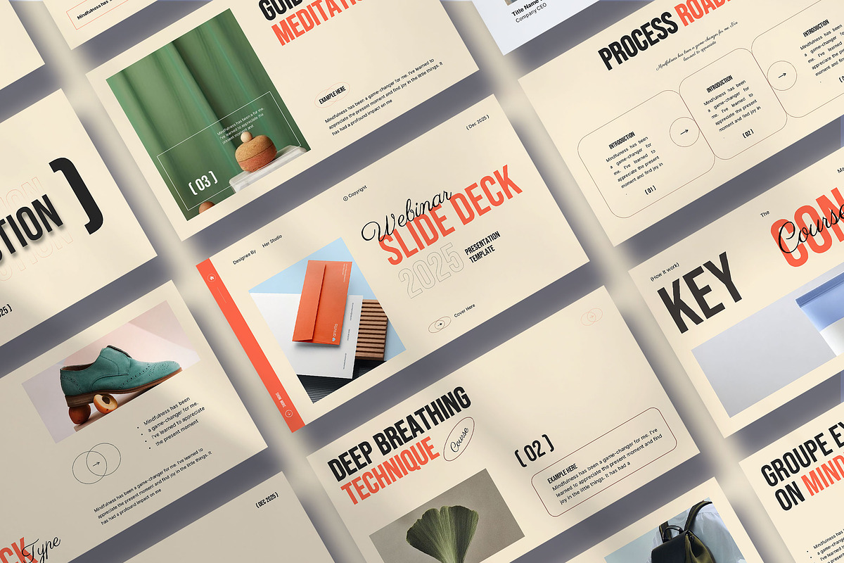 Webinar Slide Deck Presentation, a Presentation Template by KreateTribe (Photo 1 of 5)