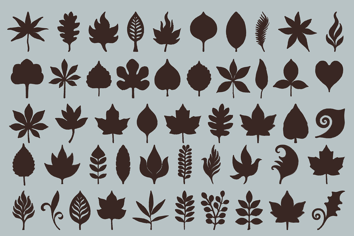 Autumn Foliage: 100 Leaves Pack, an Object Illustration by Veyla (Photo 6 of 15)