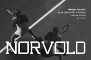 Norvold – Slab Serif Sport Typeface, a Slab Serif Font by Vadovastd (Thumbnail 1 of 7)