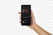 Hand Mockups iPhone 11, S10, Pixel 4, an iPhone Mockup by Pierre Borodin (Thumbnail 7 of 8)