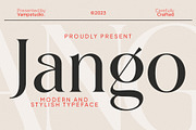 Jango Modern Serif Font, a Serif Font by Vampstudio (Thumbnail 1 of 12)