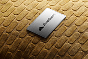 Logo Mockup Metal Card on Fabric, a Product Mockup by Asylab (Thumbnail 2 of 5)