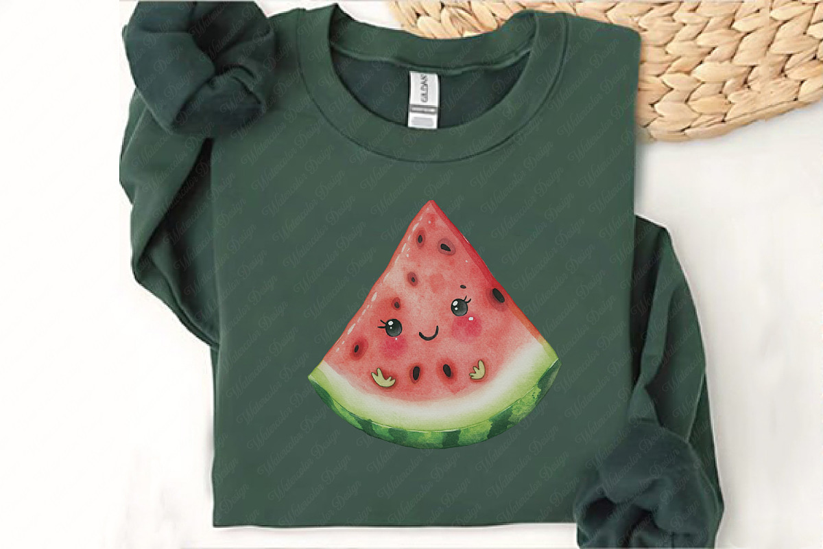 Summer Juicy Watermelon Clipart, an Illustration by Watercolor design (Photo 10 of 11)