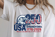 USA 250th Anniversary PNG, a Graphic by Vector Portal (Thumbnail 4 of 6)