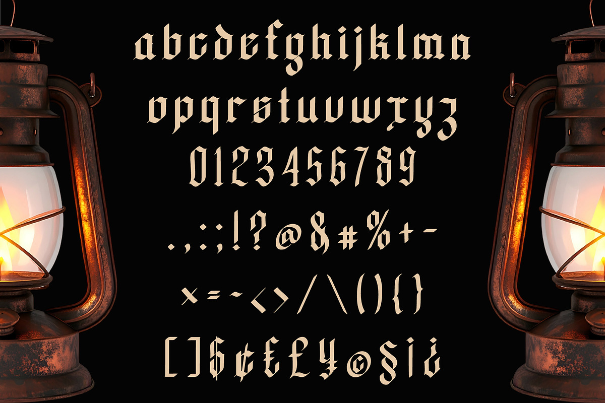 Yograde Gothic – Modern Blackletter, a Blackletter Font by Randi Irvan | Rvandtype (Photo 10 of 11)