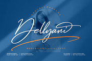 Dellyani, a Script Font by Integritype Studio (Thumbnail 1 of 8)