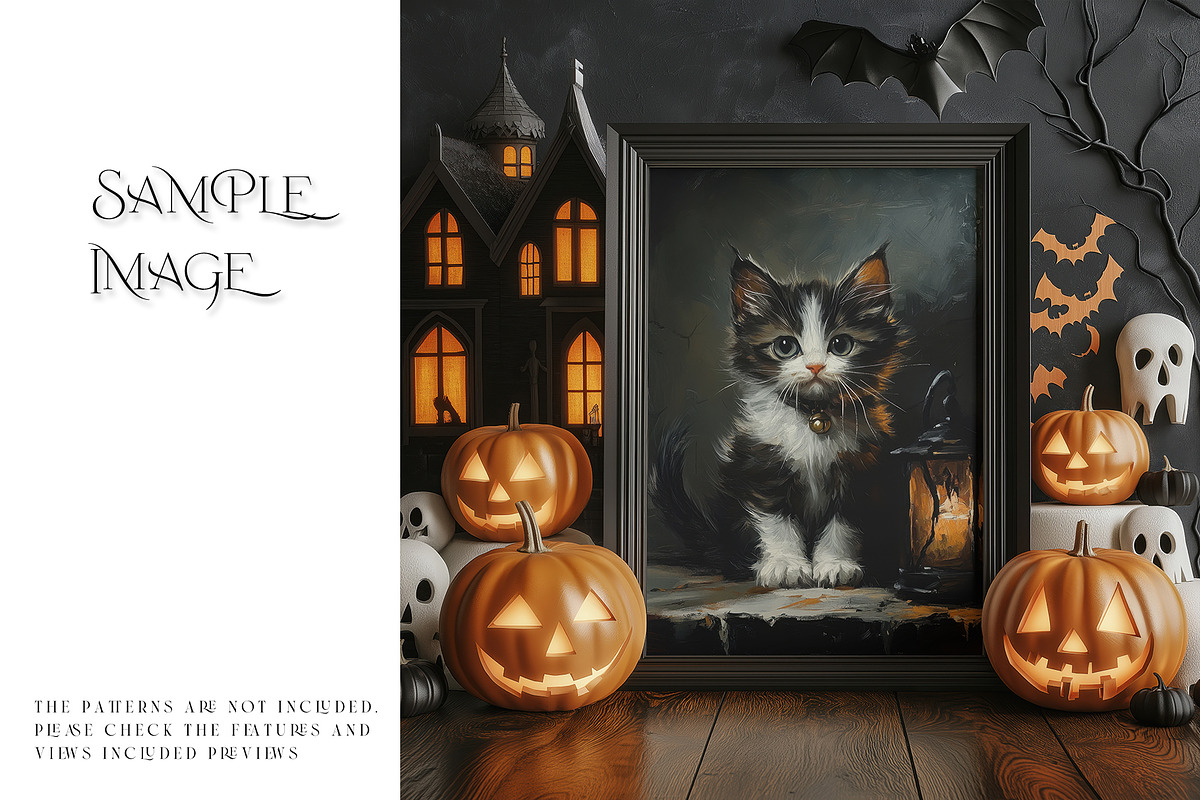 Halloween Spooky Frames Collection 2, a Household Mockup by mock-ups (Photo 21 of 23)