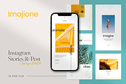 Imajione - Instagram Stories & Post, a Social Media Template by Creatchees.std (Thumbnail 1 of 4)