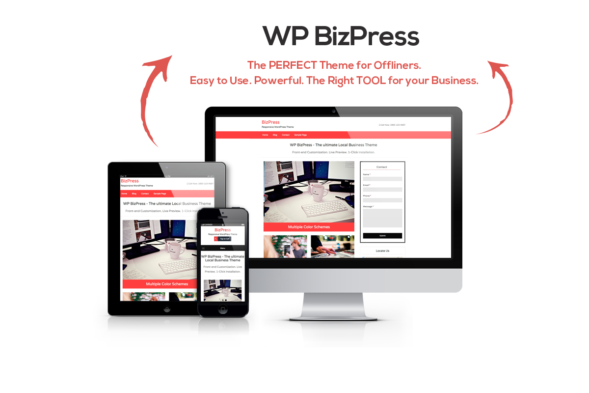 BizPress Local Business Theme, a WordPress Template by IdeaBox Themes (Photo 4 of 5)