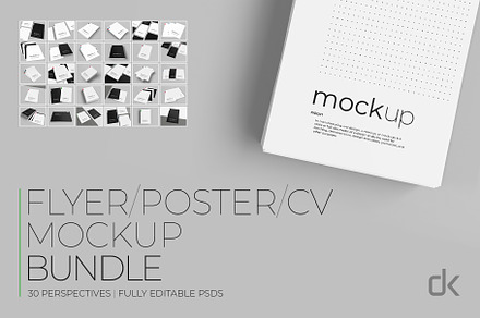 Flyer / CV Mockup Bundle