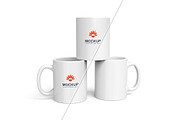 Three Coffee Mugs Stack Mockup, a Product Mockup by graphypix (Thumbnail 4 of 4)