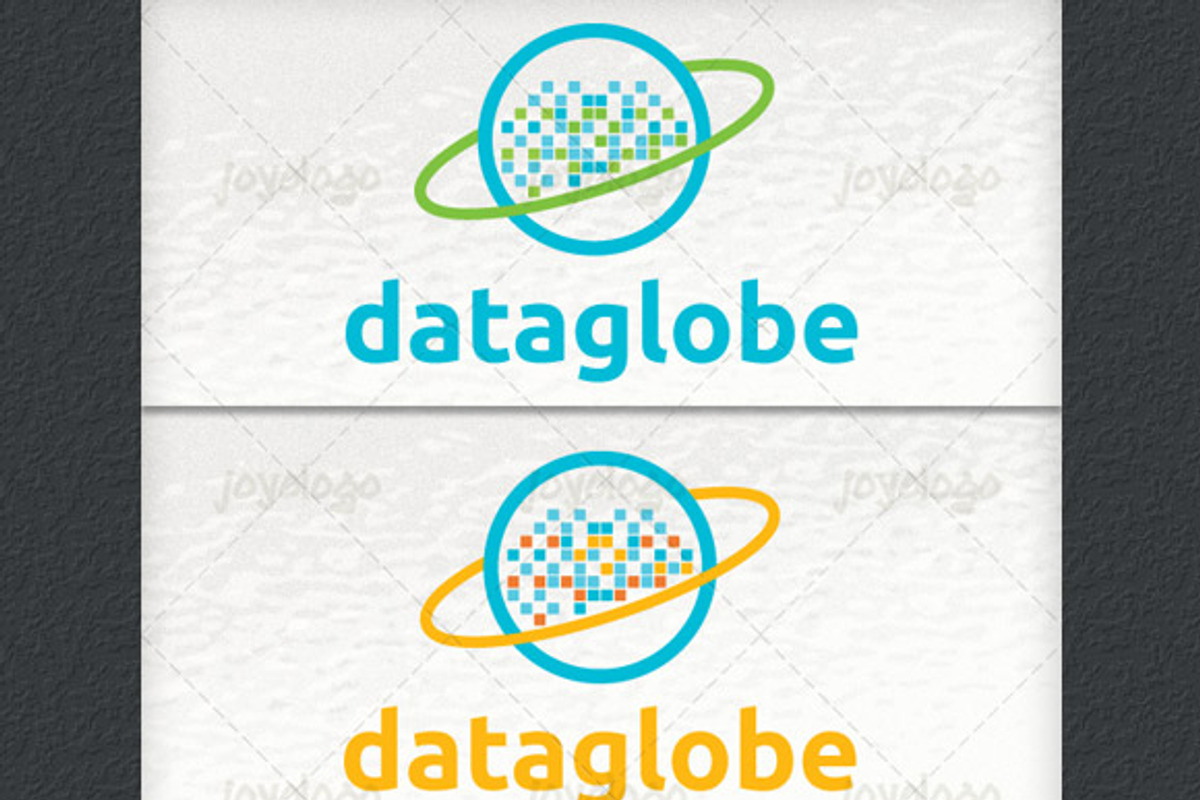 Digital Tech Globe Pixel Data Logo, a Branding & Logo Template by joyologo (Photo 2 of 3)