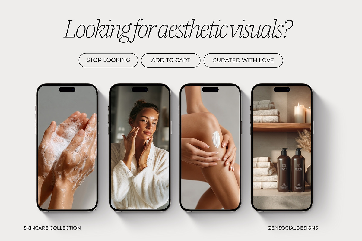 Skincare Stock Photo Bundle, a Photo by ZenSocialDesigns (Photo 7 of 9)