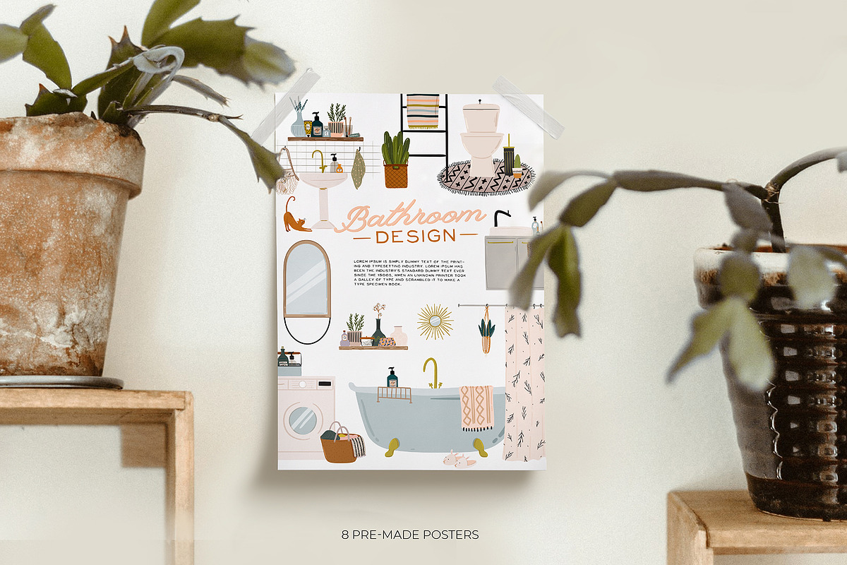 Home INTERIOR & House DECOR BUNDLE, an Object Graphic by Ruslana Lubenets (Photo 28 of 41)
