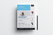 Product Data Sheet | Word & Indd, a Flyer Template by obayes (Thumbnail 6 of 7)