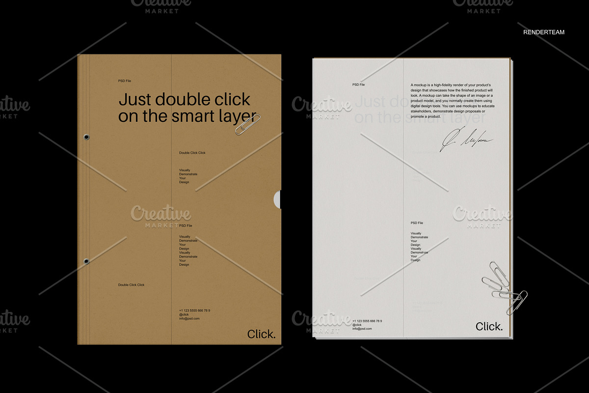 Brand Identity Mockup Set, a Product Mockup by Renderteam (Photo 7 of 12)