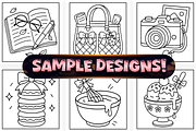 Easy Cozy Girl Relaxation Coloring, a Person Illustration by Craftsbeefy (Thumbnail 3 of 4)