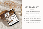 Real Estate Newsletter Template, a Brochure Template by ShopRShop (Thumbnail 6 of 8)