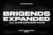 Brigends Expanded Font, a Sans Serif Font by Multype Studio (Thumbnail 1 of 9)
