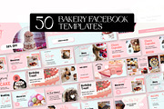 Bakery Facebook Canva Post Templates, a Social Media Template by Snapybiz (Thumbnail 4 of 9)